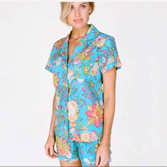 Plum Pretty Sugar PJ Shorts and Shirts Sets - Picture 1 of 2